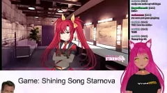 Redare Urmărește cum VTuber LewdNeko joacă Shining Song Starnova Aki Route Part 4 în acest stream live hentai