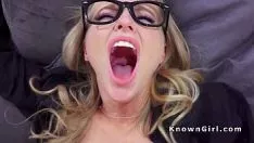 Play Fuck At Home With Blonde Blowing After Much Cock
