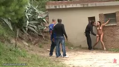 Afspelen BDSM Latina slaaf openbare anale ruigheid: Lara Tinelli & Steve Holmes